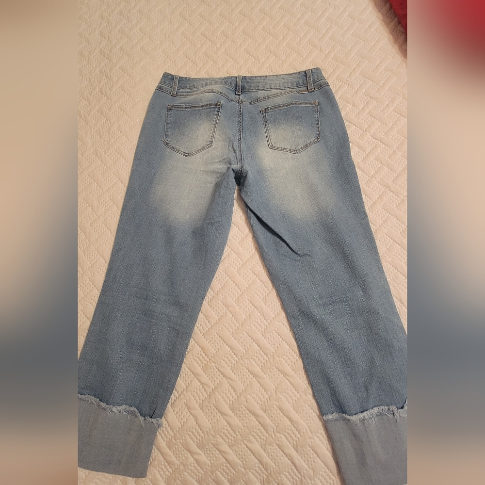 1822 Denim Light Blue Boyfriend Jeans